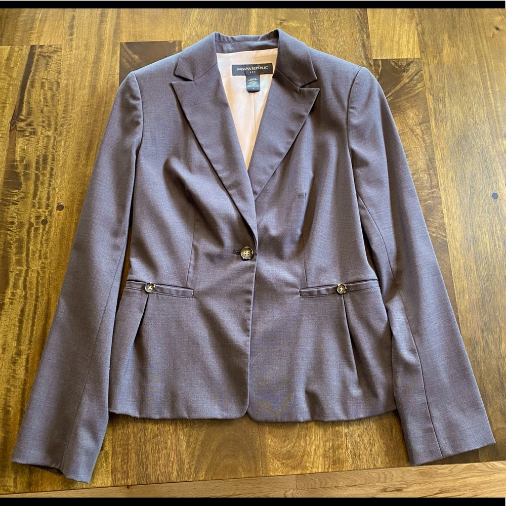 Banana Republic Brown Suit Jacket